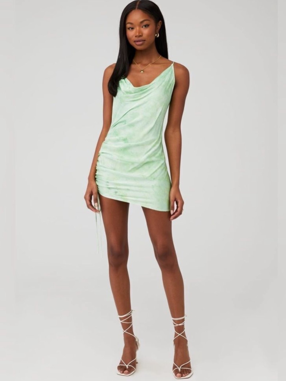 Rays For Days Women's Elena Emerald Green Mini Dress